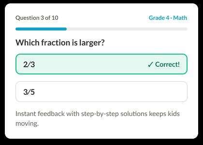 Sample diagnostic question card