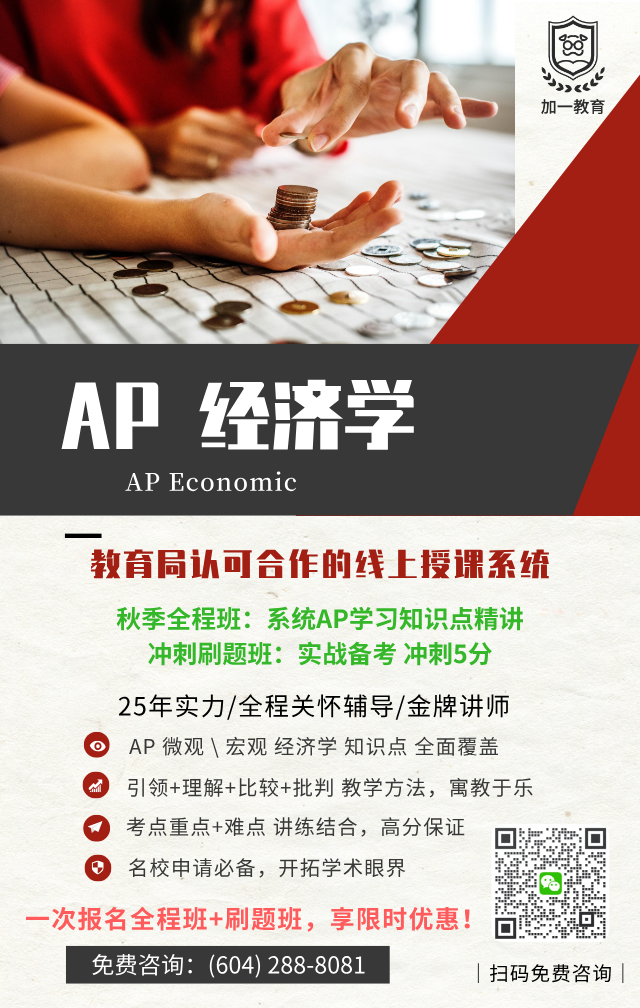 AP 经济学 课程海报