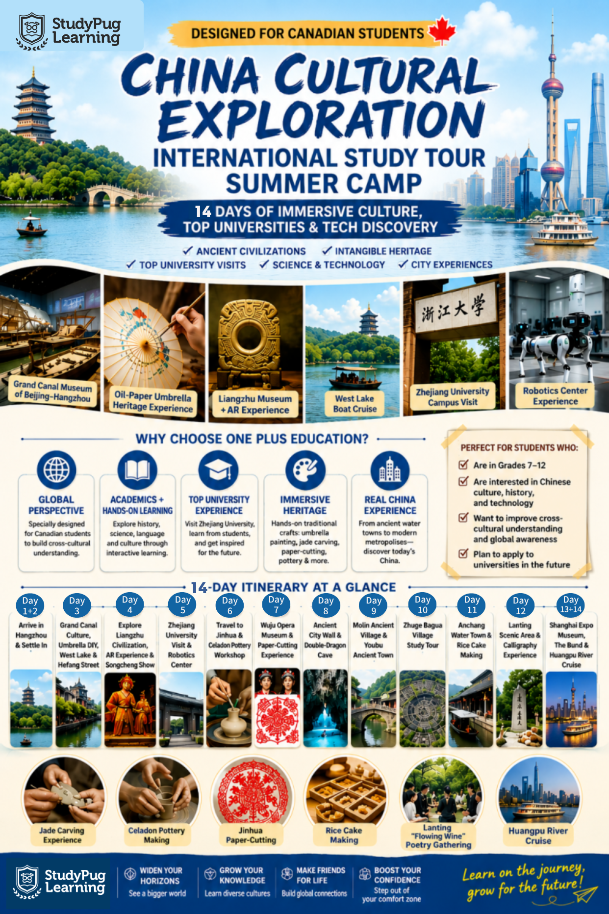 14-Day China Cultural Exploration Summer Camp