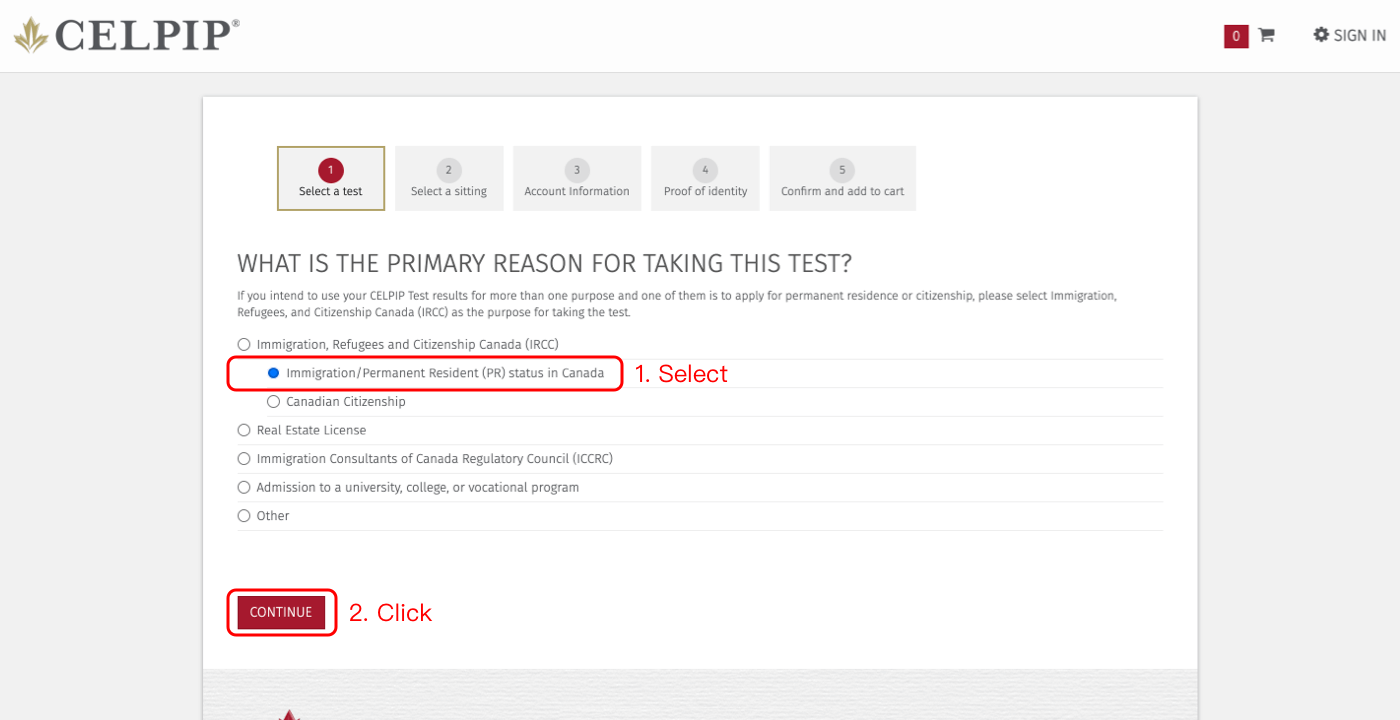 CELPIP Registration Guide